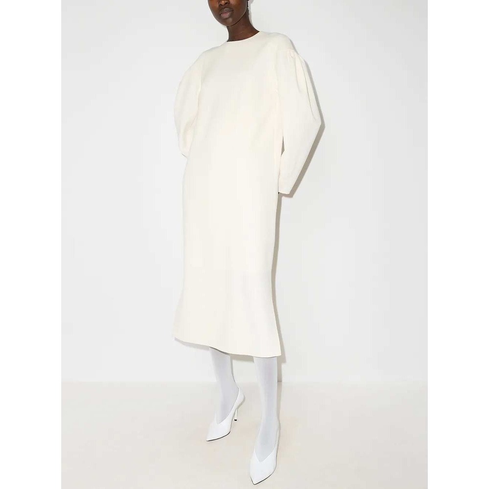 Coveted Tibi Dropped Shoulder Puffer Sleeves Dress Size 2 NWT - Retail $1800 - Picture 5 of 7